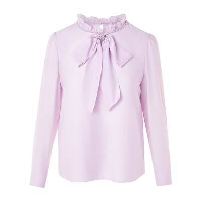 朗姿/LIME莱茵多色花边衬衫