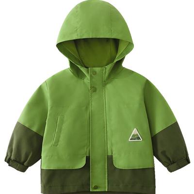 齐齐熊宝宝春季户外三防风衣外套