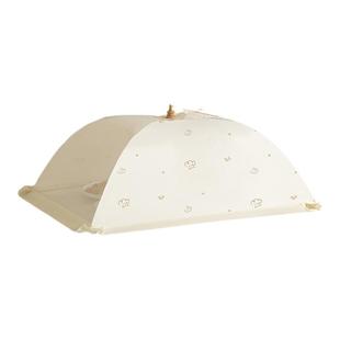 菜罩家用2024新款可折叠遮饭菜罩子餐桌盖菜罩剩菜食物防苍蝇神器