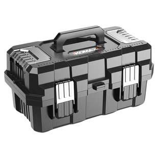工具收纳箱三层折叠收纳盒工业级家用手提式大号多功能维修工具箱