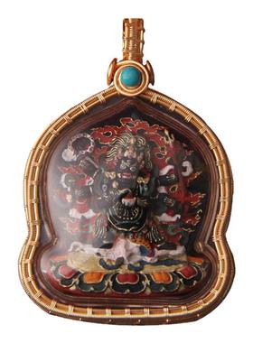 六臂玛哈嘎拉大黑天擦擦项链