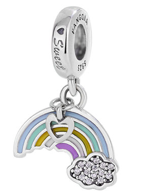 潘家纯银手链女配珠饰品配件吊坠