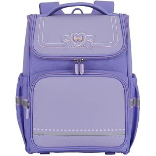 卡拉羊1-4-6年级小学生大嘴书包防下坠轻便女减负双肩包男背包