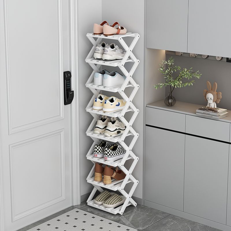 #免安装折叠鞋架子收纳门口多层鞋柜宿舍家用物窄小简易置出租房