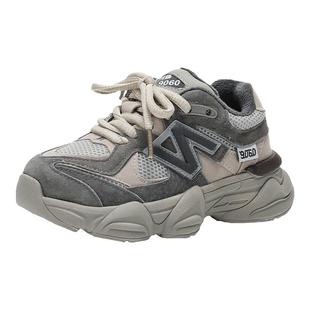 官网N字童鞋秋季男童鞋子百搭女童休闲鞋潮牌儿童运动鞋老爹童鞋