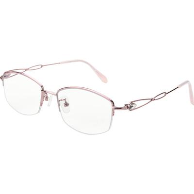 德国内渐进远近两用老花镜女钛框