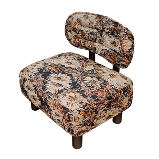 小凳子家用矮凳靠背椅实木小板凳休闲凳软包小椅子阳台坐凳沙发凳