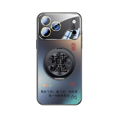 诸事顺遂适用苹果17手机壳带支架