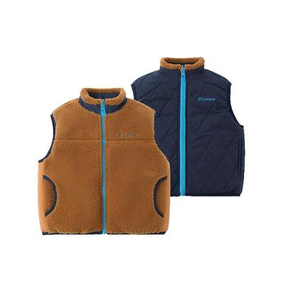 [两面穿]齐齐熊宝宝羊羔绒马甲