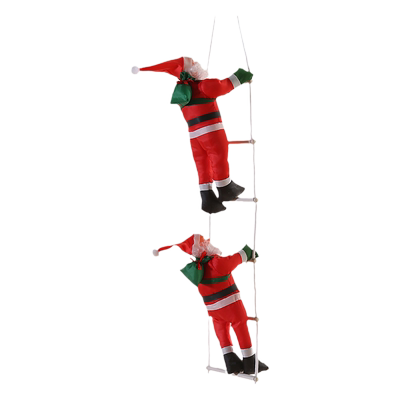 圣诞装饰爬梯老人挂饰