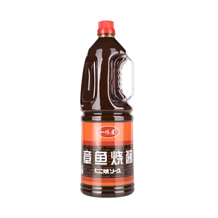 一休屋章鱼烧酱1.8L*6瓶照烧汁章鱼小丸子调味汁炸鸡烤酱商用大桶