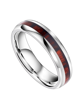 相思木情侣戒指对戒男尾戒女食指