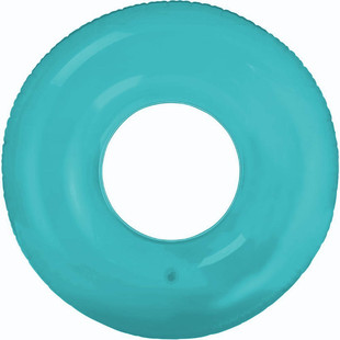 新款INTEX纯色透明小泳圈 男女儿童宝宝水上充气游泳坐圈表演道具
