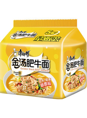 康师傅方便面袋装金汤肥牛番茄