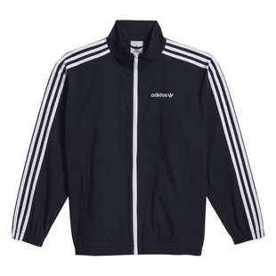 情侣款运动立领夹克外套春夏adidas阿迪达斯官方outlets三叶草