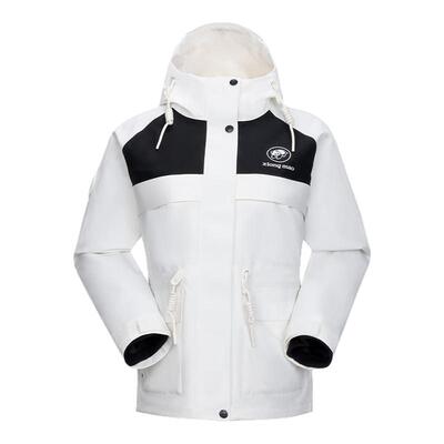 骆驼熊猫系列收腰冲锋衣女款三合一外套2025秋季新款三防登山服