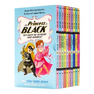 The Princess in Black 黑衣公主10册盒装 英文原版 章节桥梁全彩可爱插图 纽约时报热销书 小学生课外阅读儿童趣味冒险故事小说