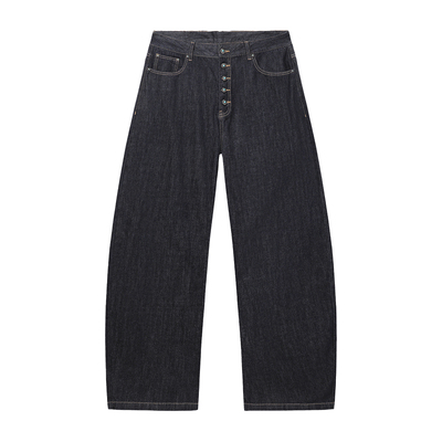 BIPOLAR绿松石弯刀原牛牛仔裤