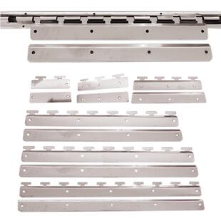 空调隔断磁吸软门帘龙骨夹片塑料门帘挂钩轨道不锈钢防水安装配件