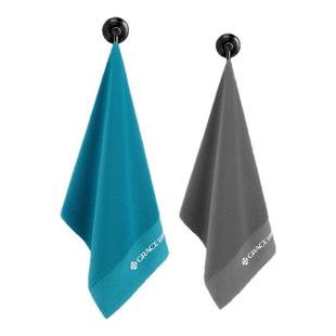 洁丽雅纯棉毛巾5A抑菌A类缎档男女家用纯色面巾酒店全棉瞬吸亲肤