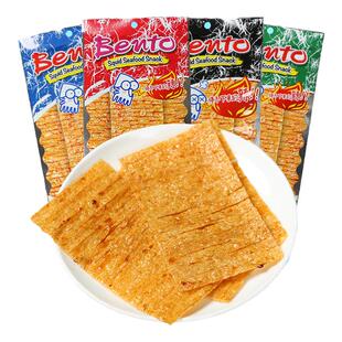 bento鱿鱼片拌多乐鼠年货泰国进口辣条超辣零食抖音即食海鲜小吃