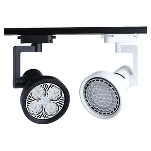 射灯led轨道灯服装店超亮射灯节能聚光导轨射灯par30商用展厅店铺