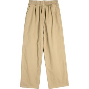 卡其色裤子女春秋工装裤小个子直筒休闲宽松大码女裤2026新款九分