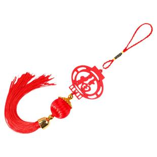 国风福袋绿植盆栽挂件 室内墙面布置装饰绿植盆栽悬挂饰品新中式