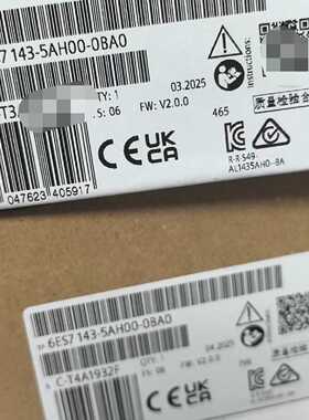 【询价】6ES7143-5AH00-0BA0现适用