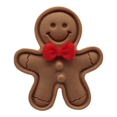 Crocs姜饼人鞋花卡扣洞洞鞋配饰