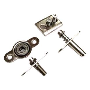 固特折叠推拉移动门配件轨道滑轮五金吊滑吊轮上下旋转门屏风转轴