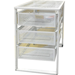 宜家列纳特抽屉柜床头柜储物收纳柜子办公整理金属文件柜国内代购