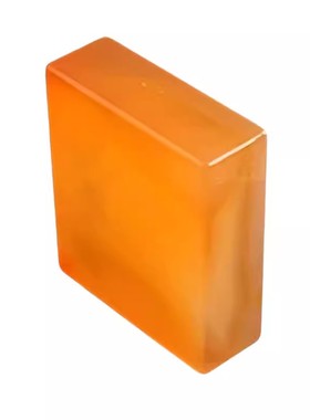 天然原色去皮马料玛瑙方牌吊坠