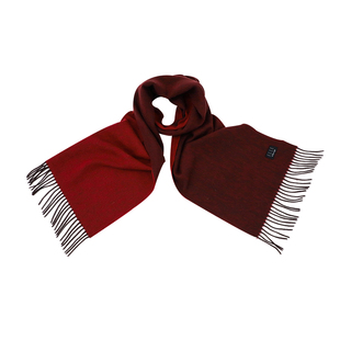 ELLE100%羊毛围巾女士素色双面纯色秋冬季保暖披肩围脖送礼礼盒装