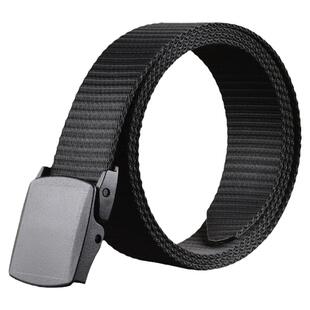 JWKE战术鸟帆布腰带男士无金属皮带自动平滑扣青年少年学生裤带