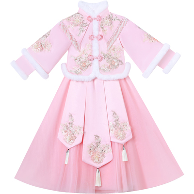 女童秋冬新款汉服拜年服