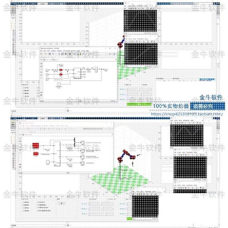 Matlab机械臂综合仿真平台，包含运动学、动力学和控制