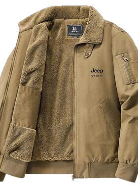 JEEP吉普男士冬季新款加厚棉衣