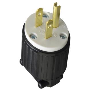 美标电源插头15A125V带UL认证发电机三角美式美规20A工业组装插头