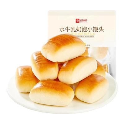 良品铺子水牛乳奶泡泡小面包牛奶香小馒头糕点心儿童营养健康早餐