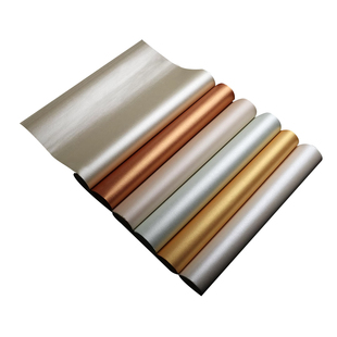 四尺六尺对开彩金宣纸半生熟毛笔字书法专用纸工笔国画熟宣泥金宣纸蝇头小楷书法作品泥银古铜色宣纸