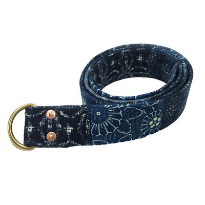 棉麻手工帆布腰带双环扣复古mdns