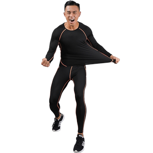 成人足球紧身服冬季打底内搭速干紧身衣套装球衣篮球男孩训练服