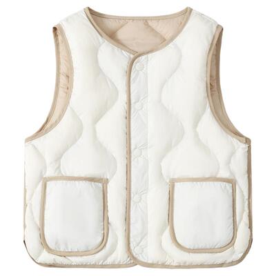 罗蒙儿童羽绒马甲加厚校服神器