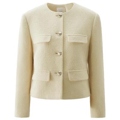 ochirly欧时力提花呢小香风外套