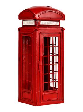 zakka杂货复古风金属伦敦小摆件