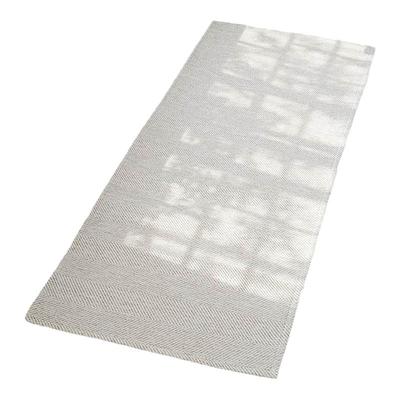 人字纹@卧室简约床边毯