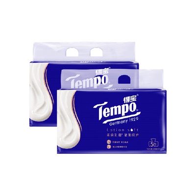 【擦鼻不磨皮】Tempo/得宝4层乳霜保湿纸巾宝宝适用多规格任选