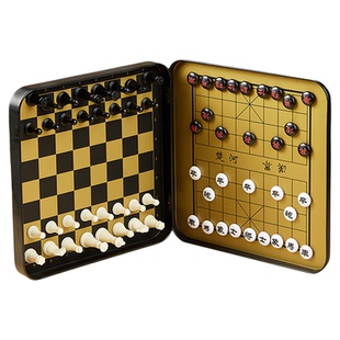 SAW中国象棋/国际象棋二合一小学生下棋益智类游戏迷你玩具便携式
