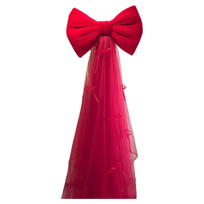 婚房布置超大蝴蝶结晨袍装饰